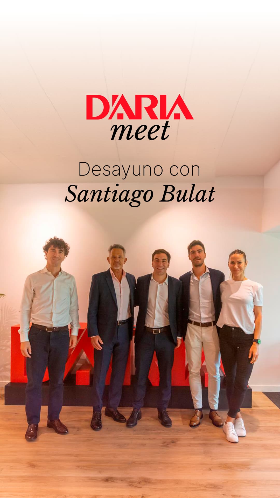 D'Aria Meet con Santiago Bulat